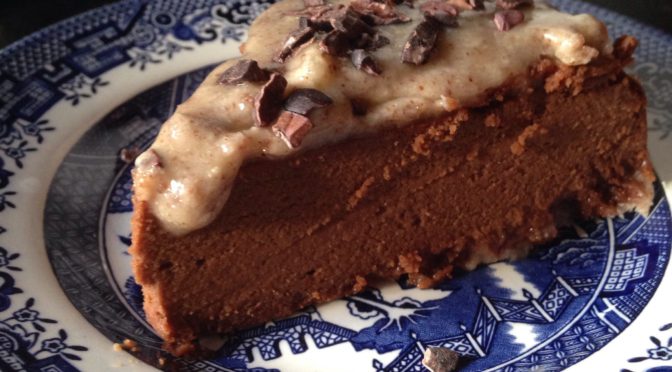 Decadent Chocolate Cake with Nut Butter Frosting
