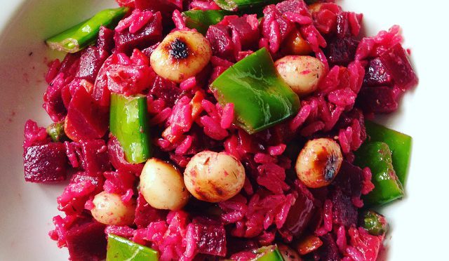 Heart(y) Beetroot and Macadamia Salad