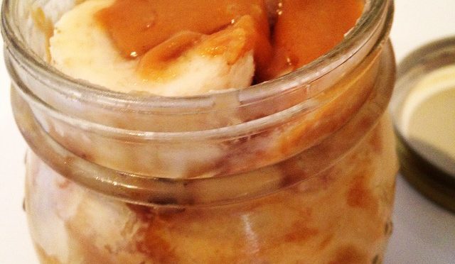 “Banana-Cake Batter” In-A-Jar Dessert